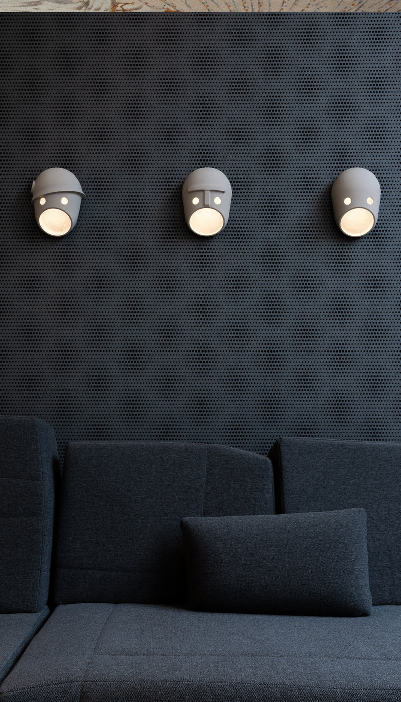 Wall Lamps Nordic Designer Mask Beside Led Wall Lights