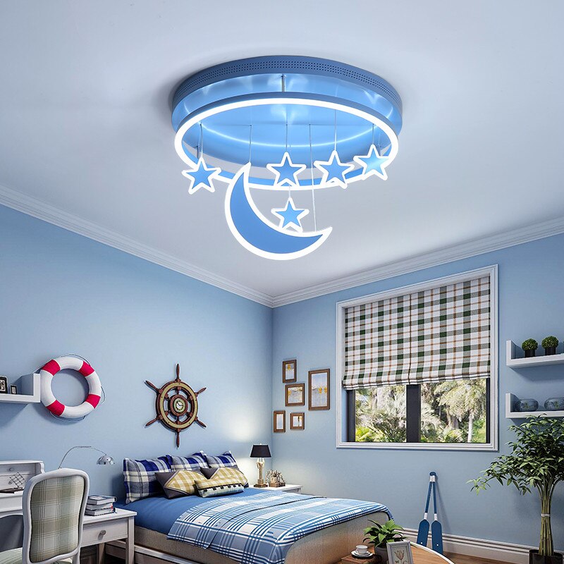 Children's Room Lighting Modern Surface Mount Remote Control LED Kids –  TheTrendWillOut