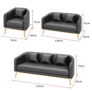 Sofa Set Nordic Leather Living Room Restaurant Sofas Tables Sets