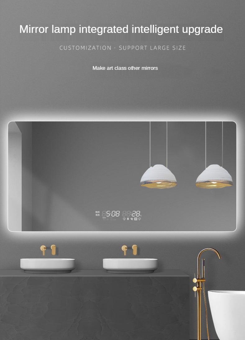Smart Mirror LED Badezimmerspiegel Frameless Bathroom Backlight Wall Mounted LED Smart Anti-fog Mirror