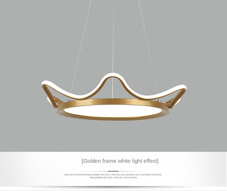 Pendant Light Led Lighting Modern Nordic Creative Crown Design Pendant Lights