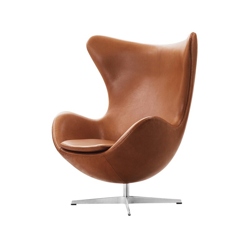 Wing Chair Designer Leisure Nordic Modern Leather Sessel Simple Creative Wing Chairs