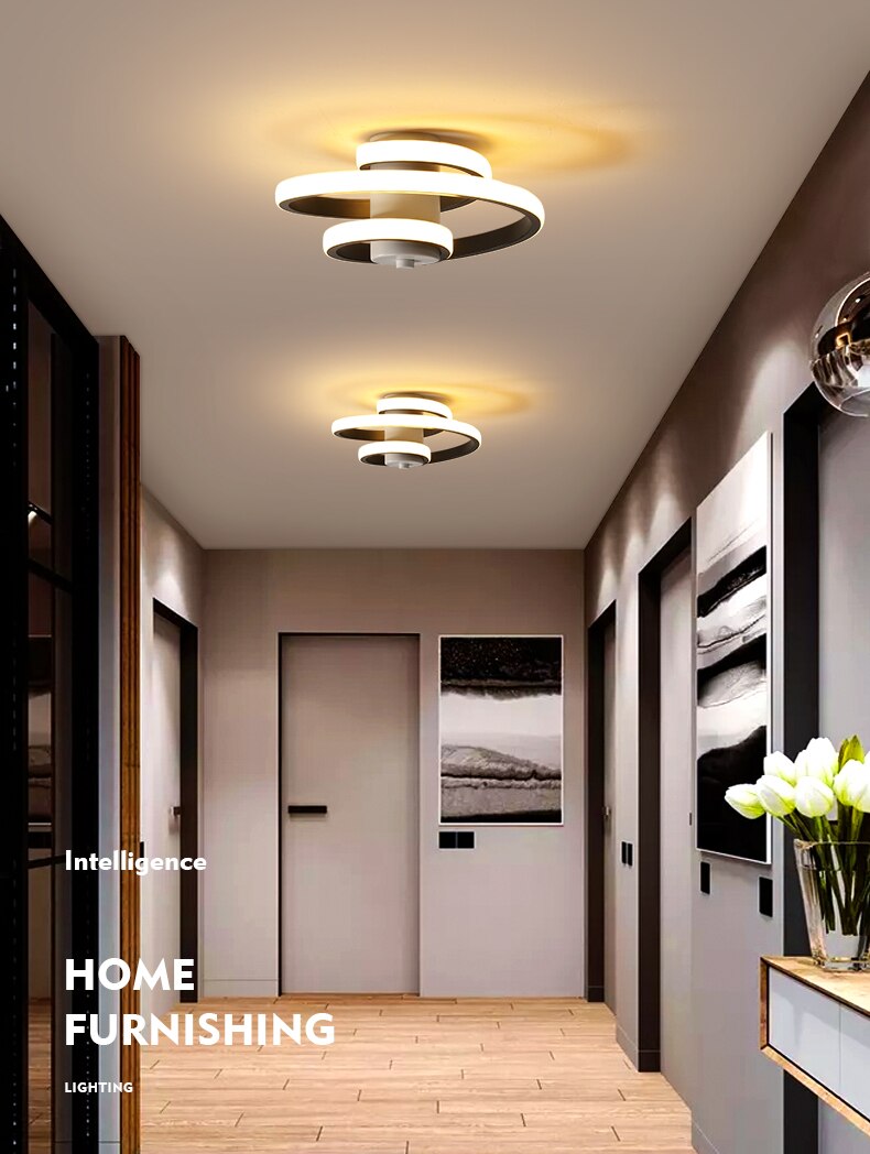 Ceiling Light Led Nordic Lighting Fixture AC90-260V Corridor Aisle Ceiling Lights
