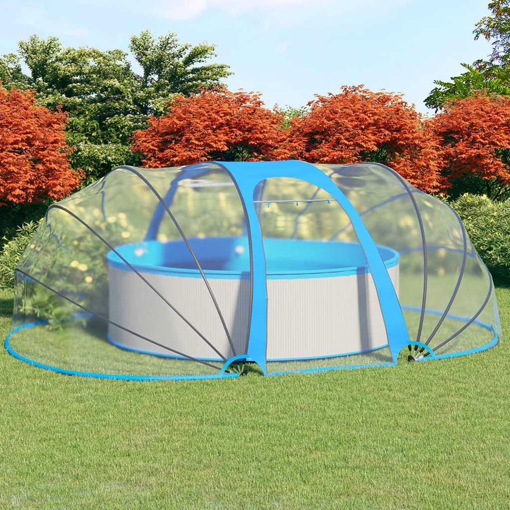 Swimming Pool Cover for Tubular Pools Swimming Pool Dome 550x275 cm