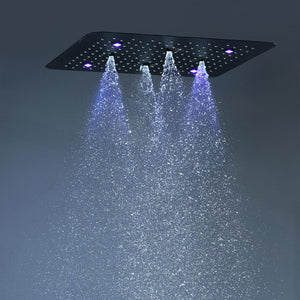 Shower Systems Duschsystem 20 Zoll Quadrat LED Licht Shower System