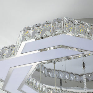 Ceiling Light Modern Сhrome Crystal LED Lustres Ceiling Lights