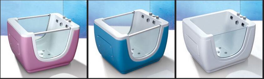 Bathtub Bathroom Portable Spa Ozone Disinfection Acrylic Hydromassage Waterfall Badewanne 