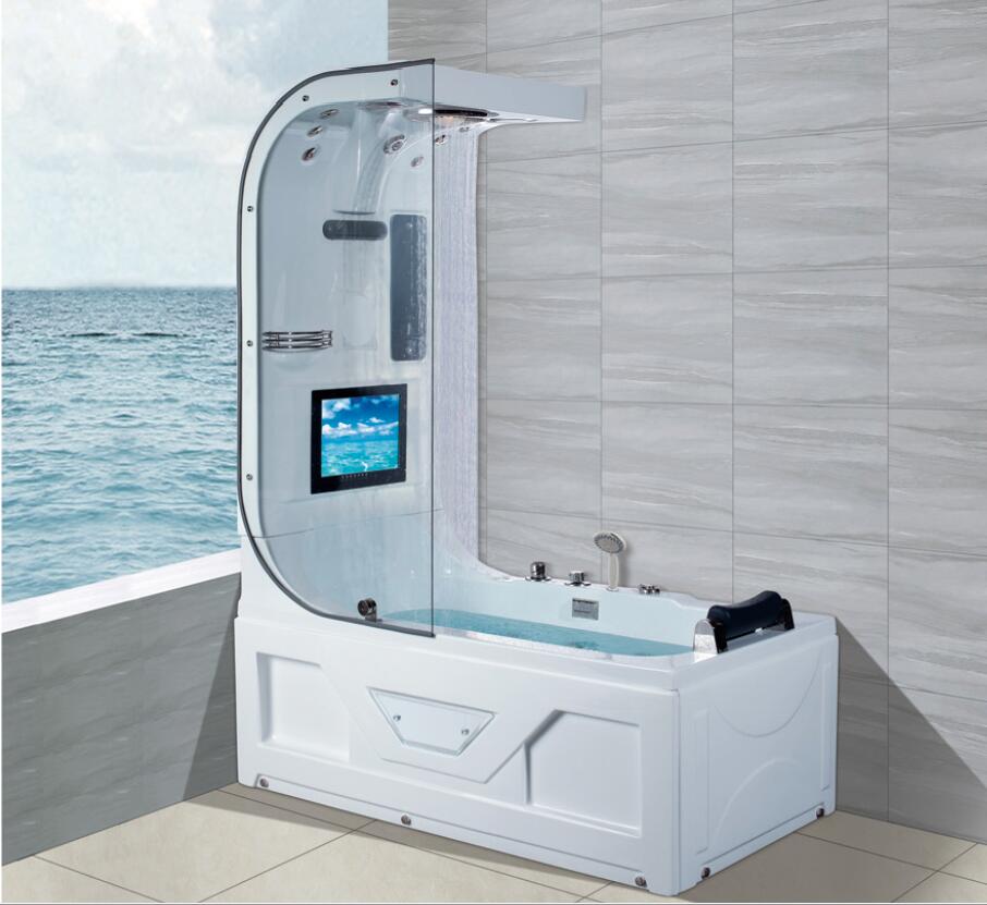 Outdoor Whirlpool Bathtub Top Shower TV Surfing Massage Indoor Hot Tub