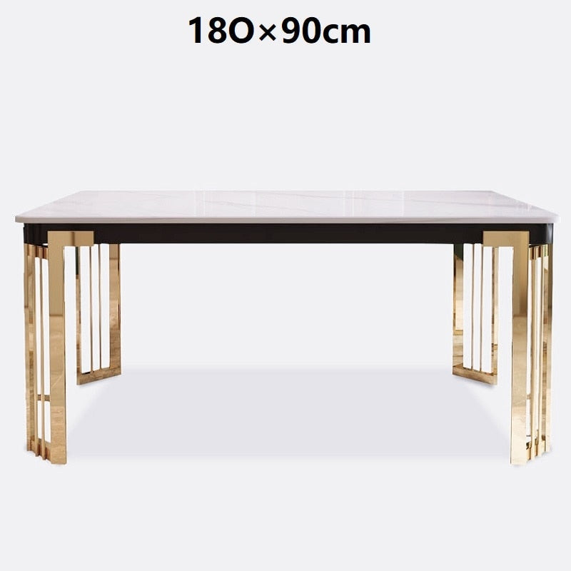 Dining Table Set Minimalist Modern Esstisch Set Nordic Italian Marble Dining Tables Sets