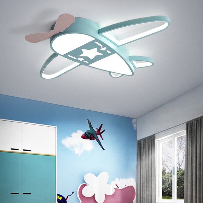 Children's Room Lighting Led Ceiling Modern Aircraft CartoonKids Room Lights