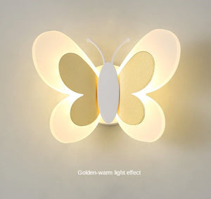Wall Lamps Modern LED Sconce Nordic Cartoon Butterfly Kids Wall Lights