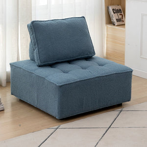 Couch Rice Sofa Living Room Single Lounger Simple Square Couches