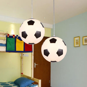 Children's Room Lighting Led Football Basketball Nordic Light Kids Room Pendant Lights