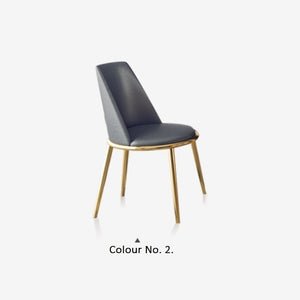 Dining Chair Metal Frame Matt Gold Fabric Accent Esszimmerstühle Chairs