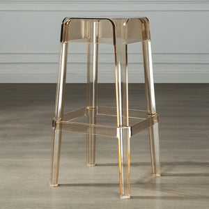Ghost Chairs Nordic Bar Stools Square Creative Transparent Chair Crystal Acrylic Stool