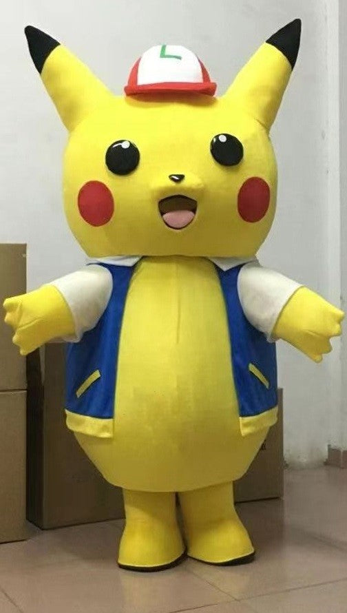 Mascot Costumes Adults High Quality Pikachu Pokemon//Eevee Ibraimi up to 2.60M Mascot Costumes