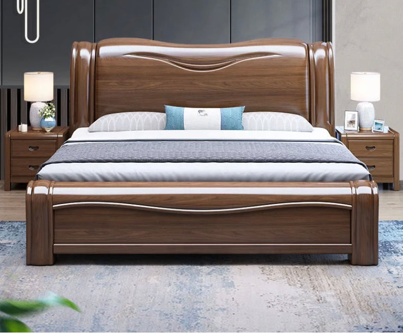 Wooden Beds Solid Wood Betten Bedroom Sets Queen And King Size Beds