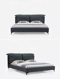 Double Bed Light Luxury Italian Style Bedroom Bed Comfortable Bedrooms Betten