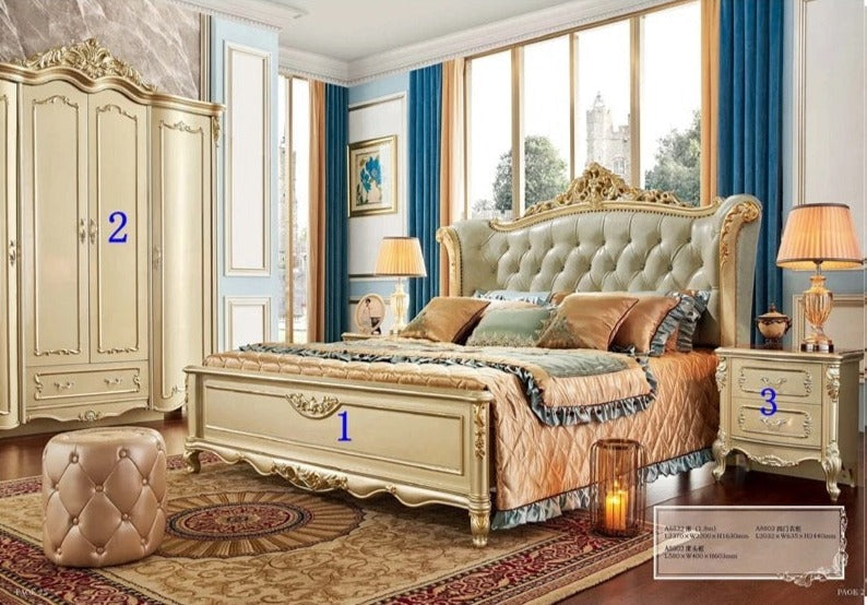 Bedroom Furniture Set Royal Luxury King Size Bedroom Baroque Furniture