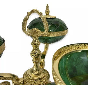 Crystal Vase Luxury Decorative Art Interior Handicraft Ornaments Gold Modern Nordic Style