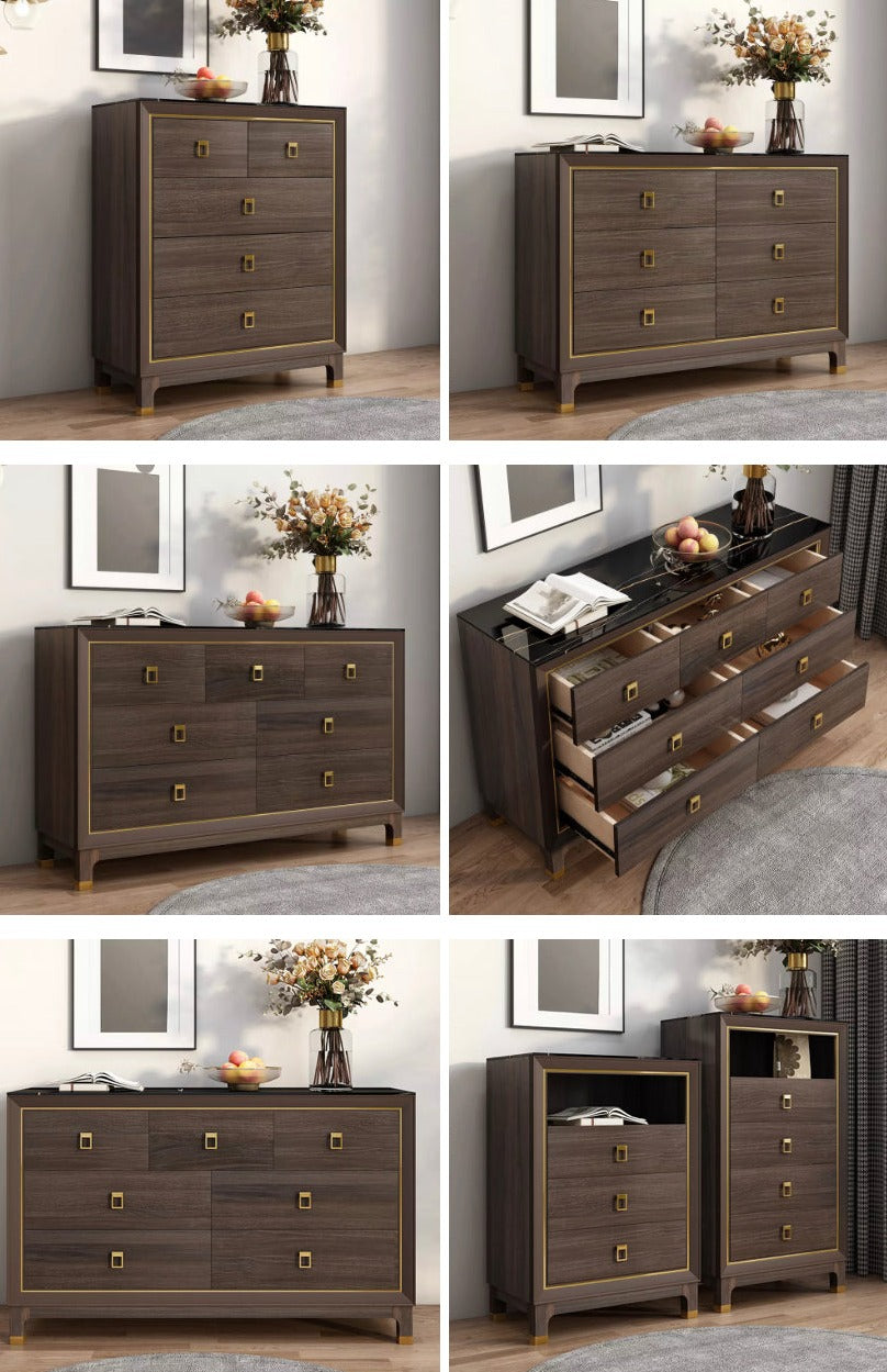 Luxury Cabinets Modern Solid Wood Chest of Drawers Kabinett Living Room Cabinet