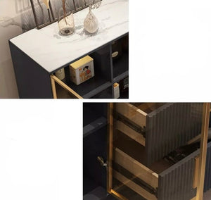 Buffets Sideboards Light Luxury Sideboard Italian Style Living Room Wood Storage Anrichten