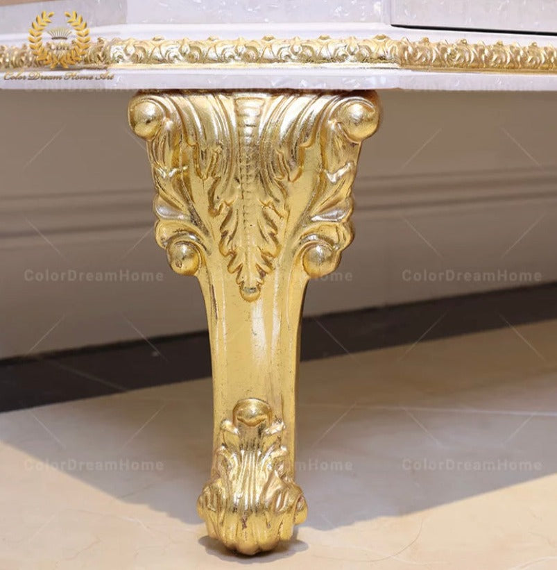 Cabinet Italian Classical Furniture Solid Wood French Baroque Luxury Cabinet