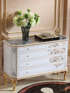 Cabinet Italian Classical Furniture Solid Wood French Baroque Luxury Cabinet