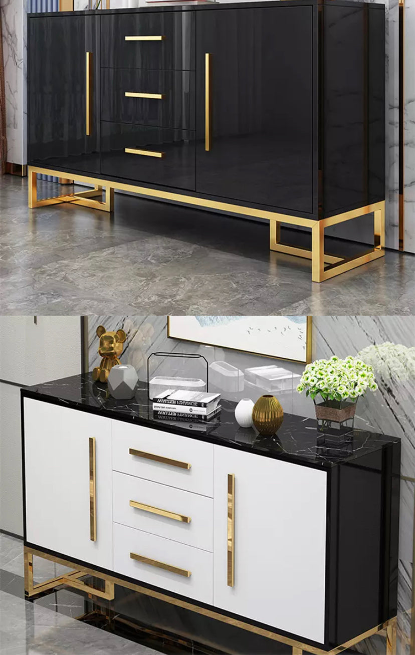 Buffet Home Furniture Marble Top Sideboards Cabinet Modern Büffets Anrichten