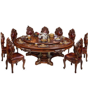 French Baroque Design Luxury Dining Room Carved Table Hand Made Antique Style Set 