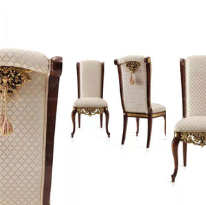 French Antique Dining Room Furniture Set Baroque Design Luxury Villa Dining Table Set