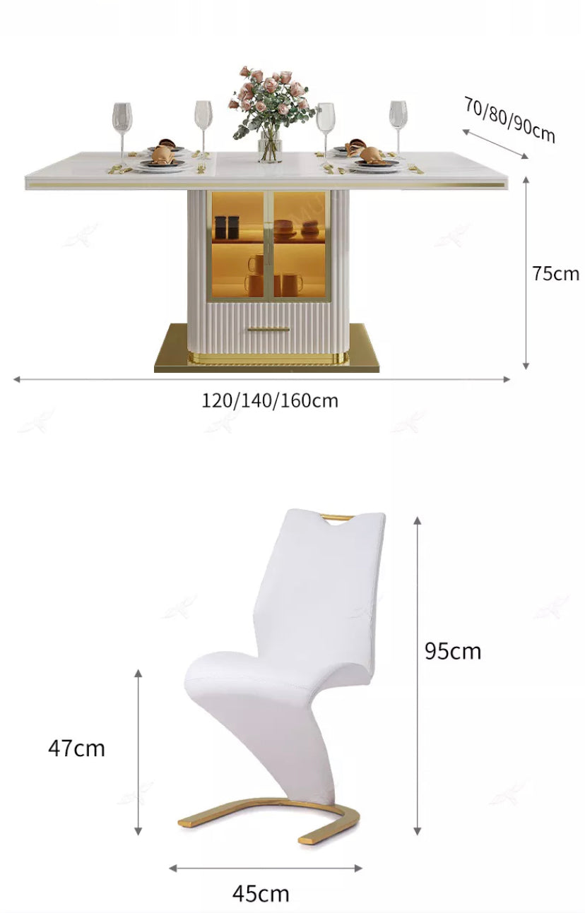 Dining Table Modern Minimalist Light Luxury Living Room Furniture Esszimmertisch