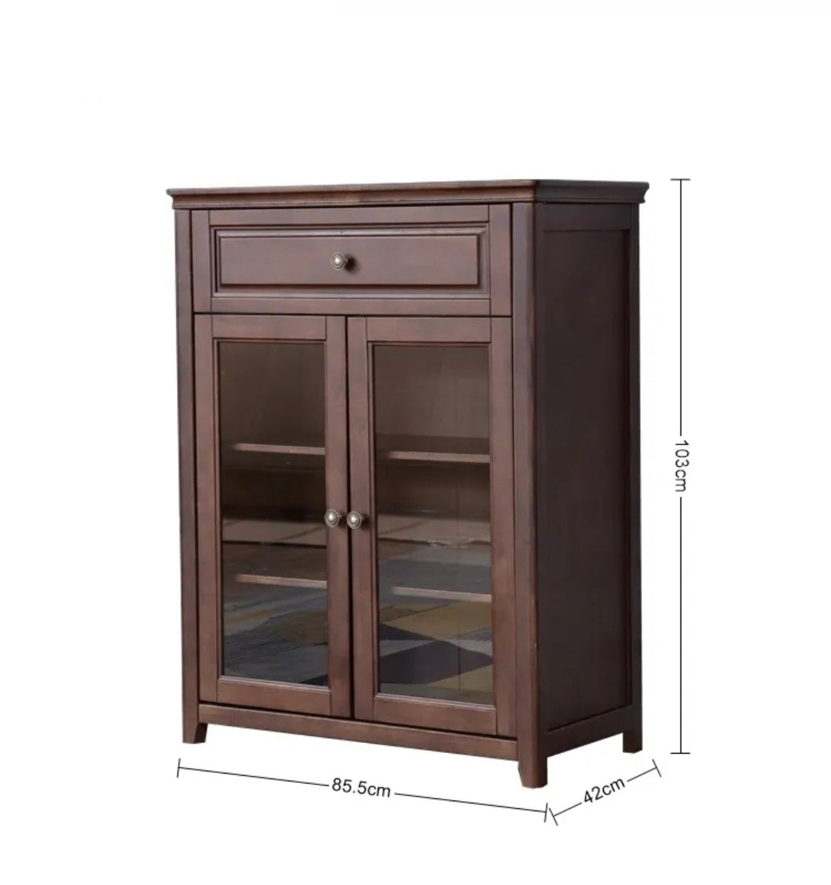 Cabinets American Rural Style Storable Living Room Furniture Solid Wood Cabinets
