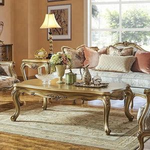 Tea Coffee Table French Antique Design Solid Wood Living Room Baroque Coffee Tables