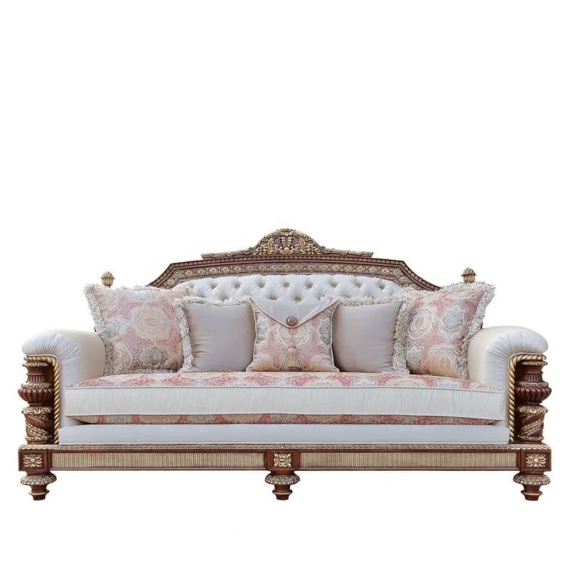 4+3+1 Sofa Set Rococo Antique Living Room Office Furniture Luxury Arabic Royal Style Sofas