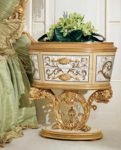 Bedroom Set Italian Hand Made Rococo Heavy Carved Luxury Design Bedroom Furniture Set