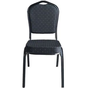 Event Chair Stacking Aluminium Blue Banquet Dining Chair