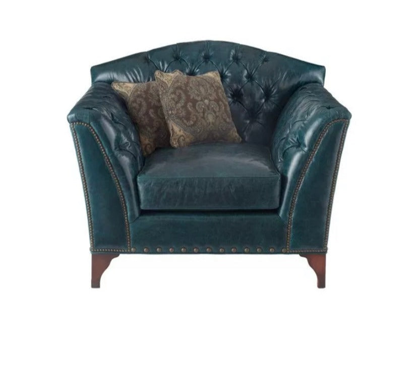 Chesterfield Chair Latest Design Hall Sessel Modern Wooden Leather Chesterfield Chairs