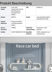 Kids Beds Pine And Birch Kids Bedroom Furniture Kinder Bett Car Race Car Beds