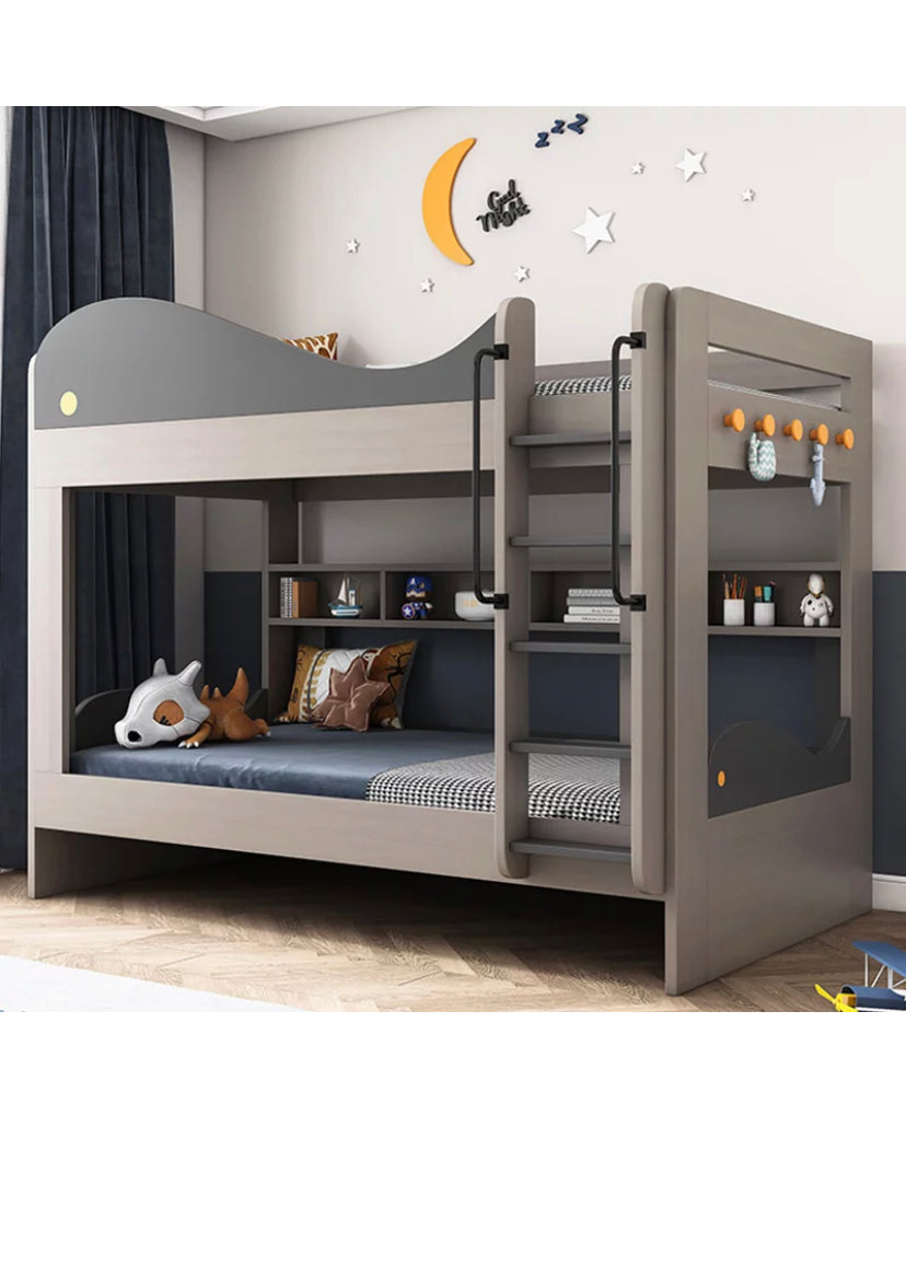 Kids Beds Modern Children's Bunk Bed Luxury Furniture With Drawer Storage Single Kinder Bunk Bett