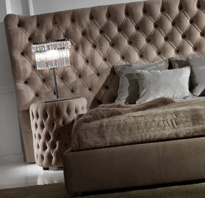 King Size Beds Luxury Bedroom Design Leather Italian Bed Extended Headboard King Size Betten