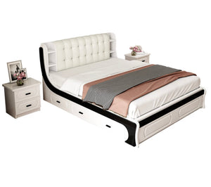 Double Bed Modern Design Wooden Bett Home Furniture Up Holstered Bedroom Bed