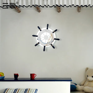 Wall Lamps Background Minimalist Sconce Helmsman Bedside Children's Room Lighting Wall Lights