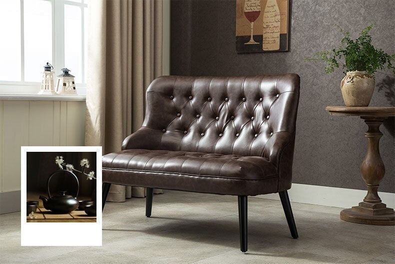 Chesterfield Chairs Single Double Chesterfield Sofa Leather Sessel Living Room Sofasessel Luxury Couch