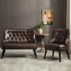 Chesterfield Chairs Single Double Chesterfield Sofa Leather Sessel Living Room Sofasessel Luxury Couch