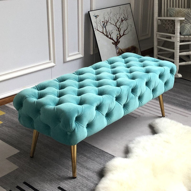 Couch Nordic Stools Fabric Living Room Furniture Light Couches