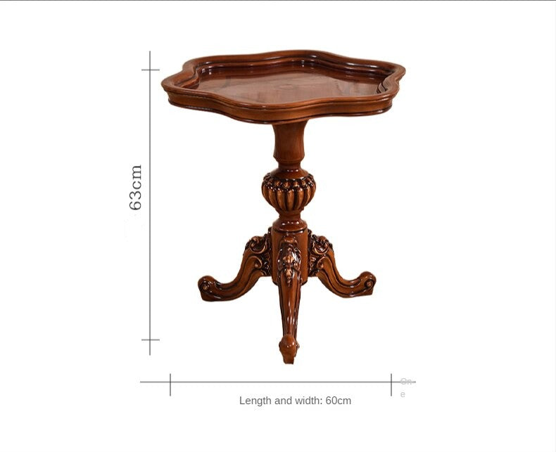 Coffee Table Single Luxury Solid Wood Tiger Couchtisch European Leisure Wood Table