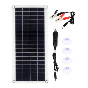 Solar Panel Kit Complete 12V USB With 10-60A Controller Solar Cells