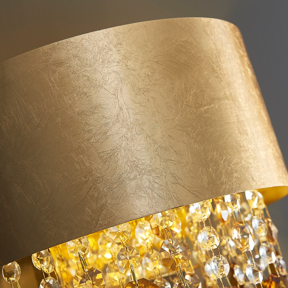 Wall Lamps Modern Gold Crystal Sconce Wall Lights
