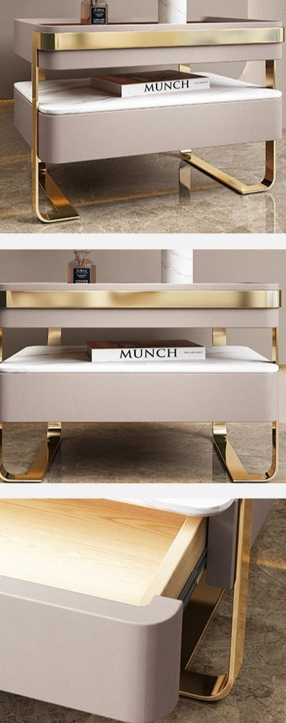 Bedside Cabinet Bedroom Nachttisch Luxury Italian Home Creative Bedside Nightstands
